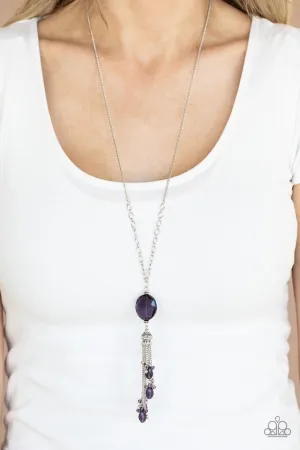 Paparazzi Necklace ~ Fringe Flavor - Purple