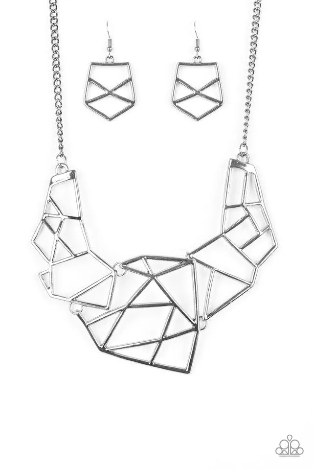 Paparazzi Necklace ~ World Shattering - Black