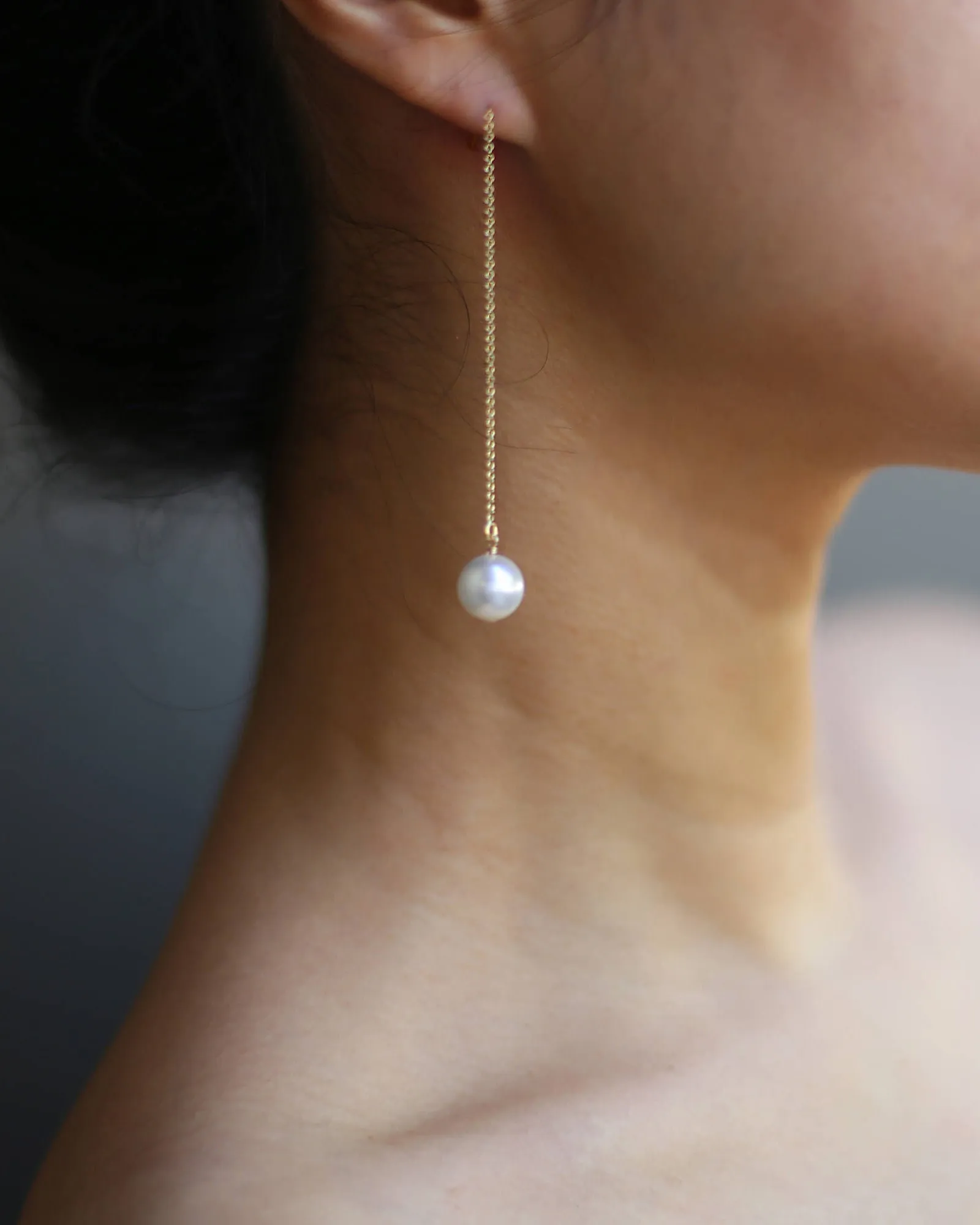 Pearl Threader Earrings