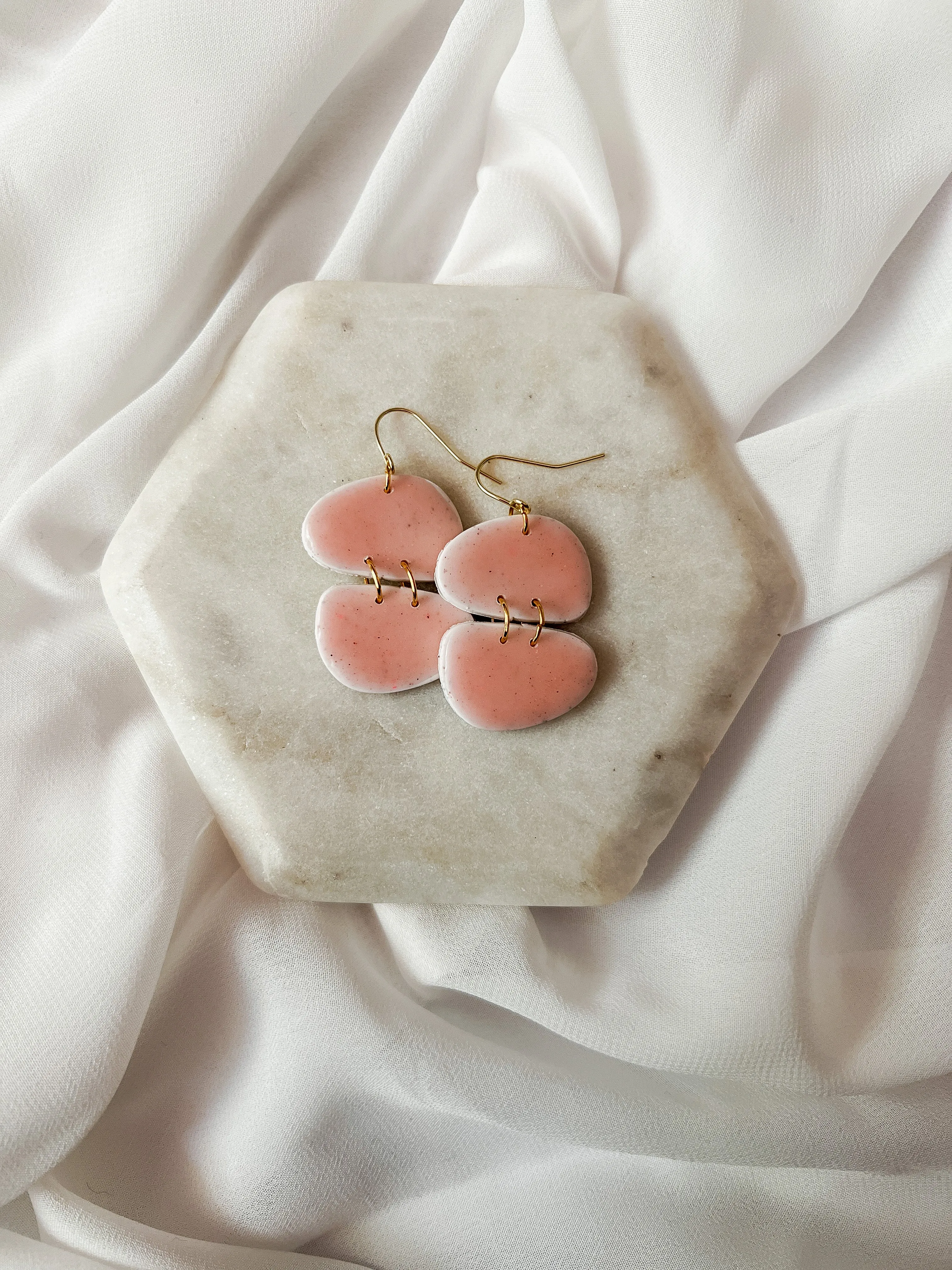 Pebble |  Polymer Clay Earrings