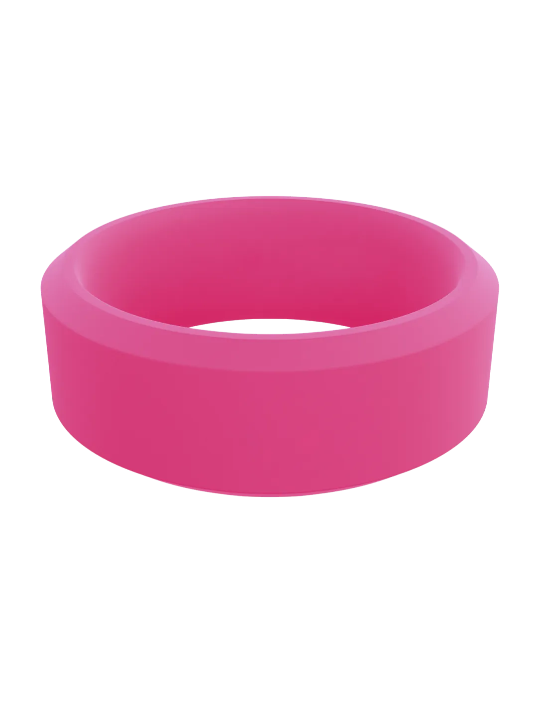 Pink Modern Silicone Ring