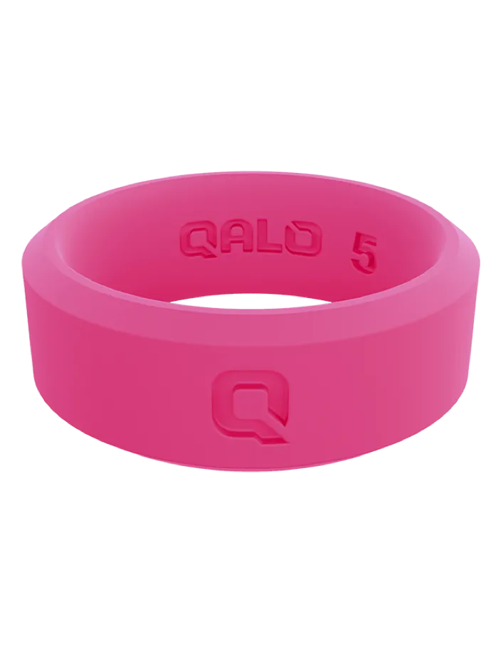 Pink Modern Silicone Ring