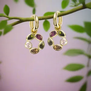 "Morning" Tourmaline Earrings