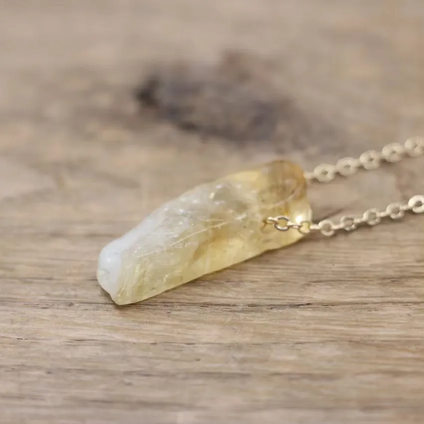 Raw Stone Necklace