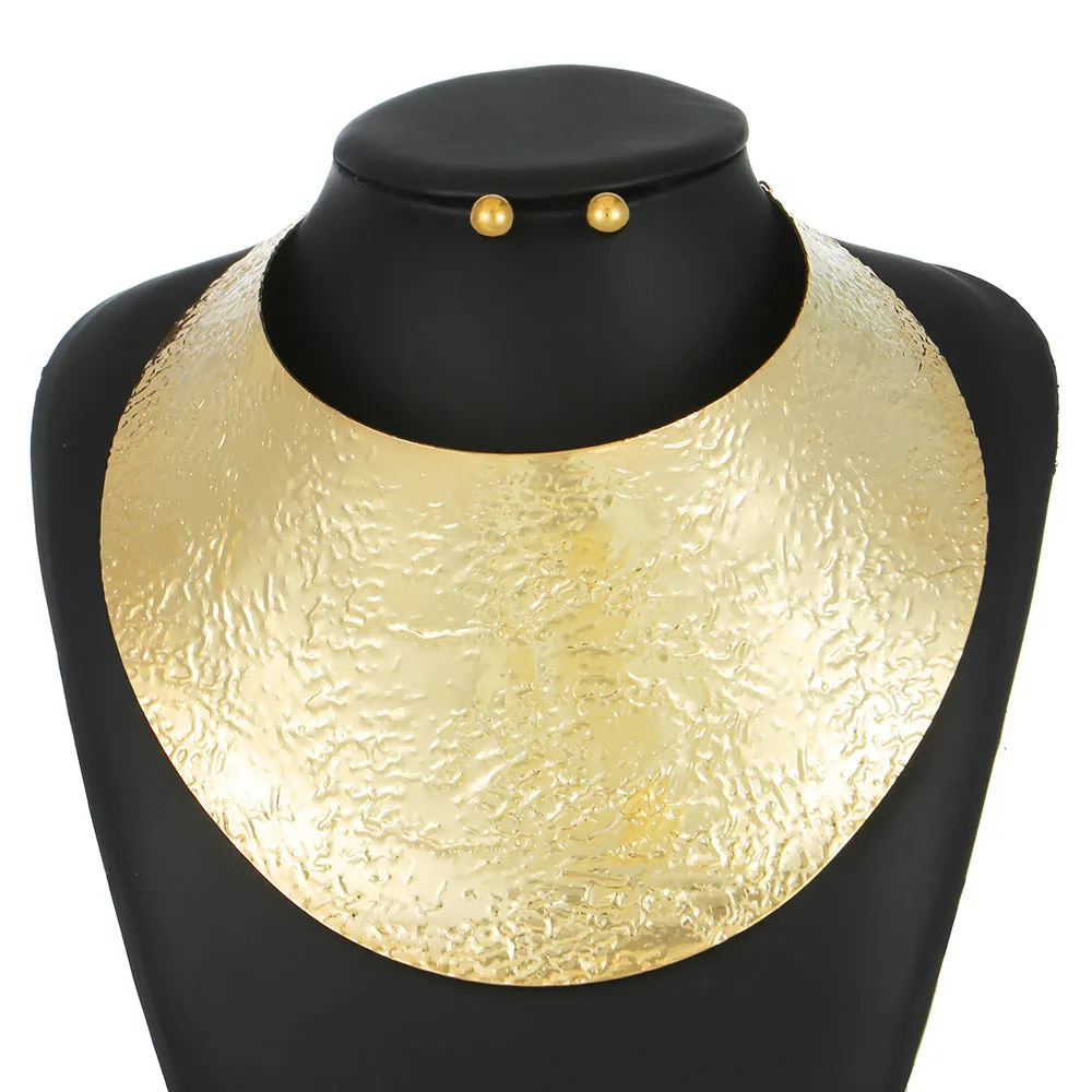 Savanna Rhythms Metal Collar Necklace