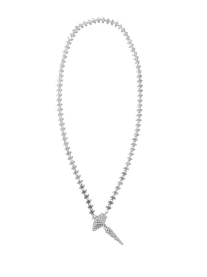 Serpent Necklace - Silver