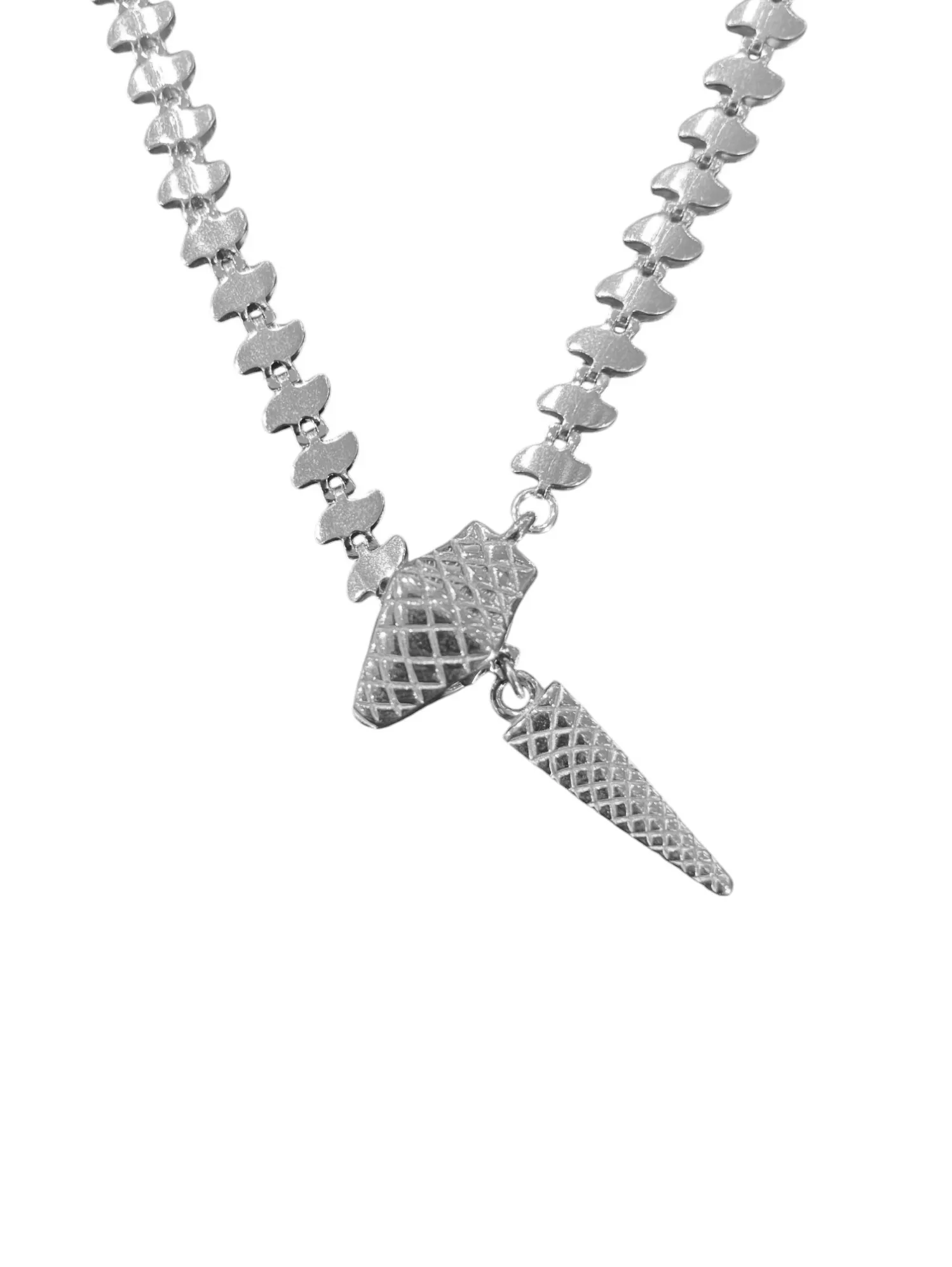 Serpent Necklace - Silver