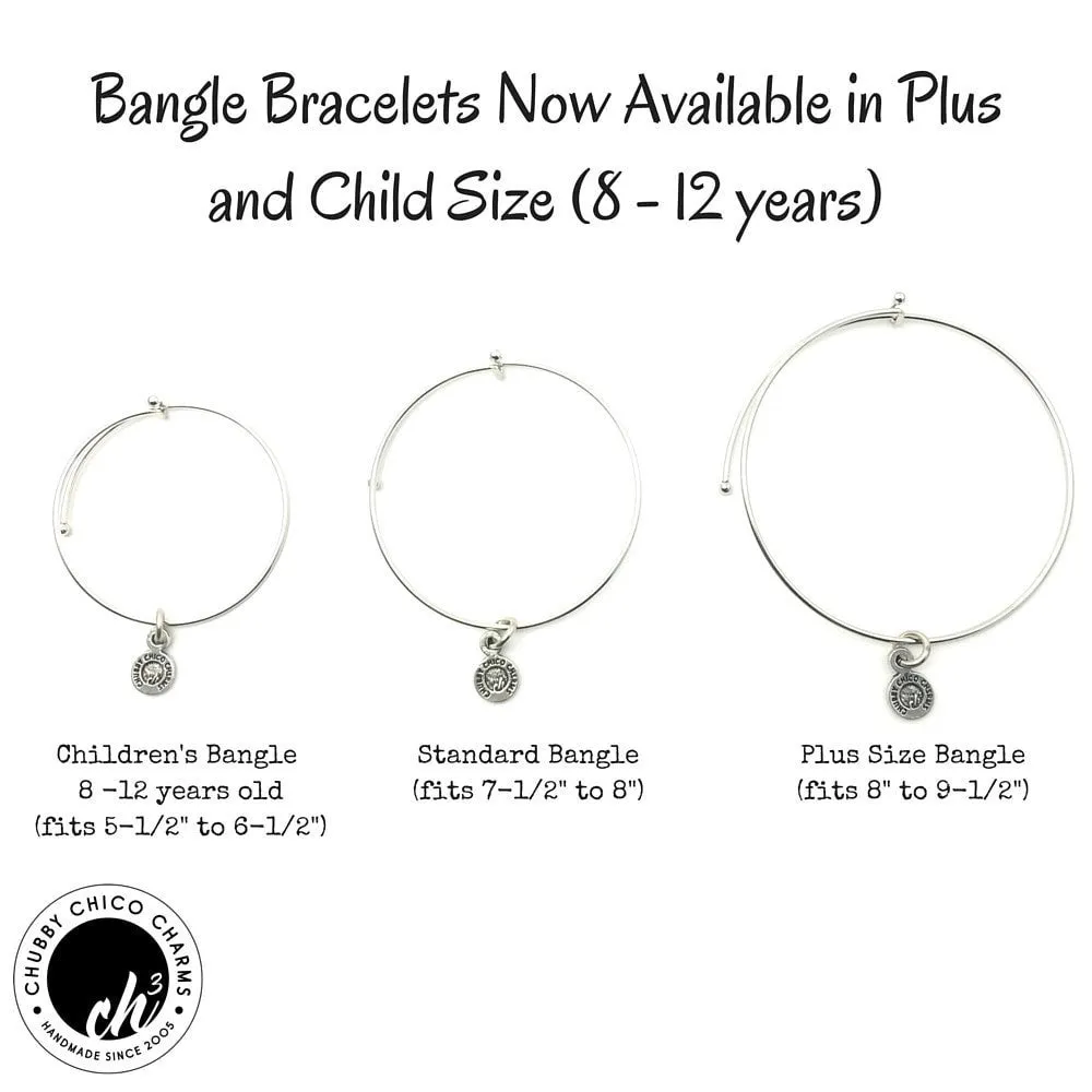 Serving God By Serving Others Bangle Bracelet