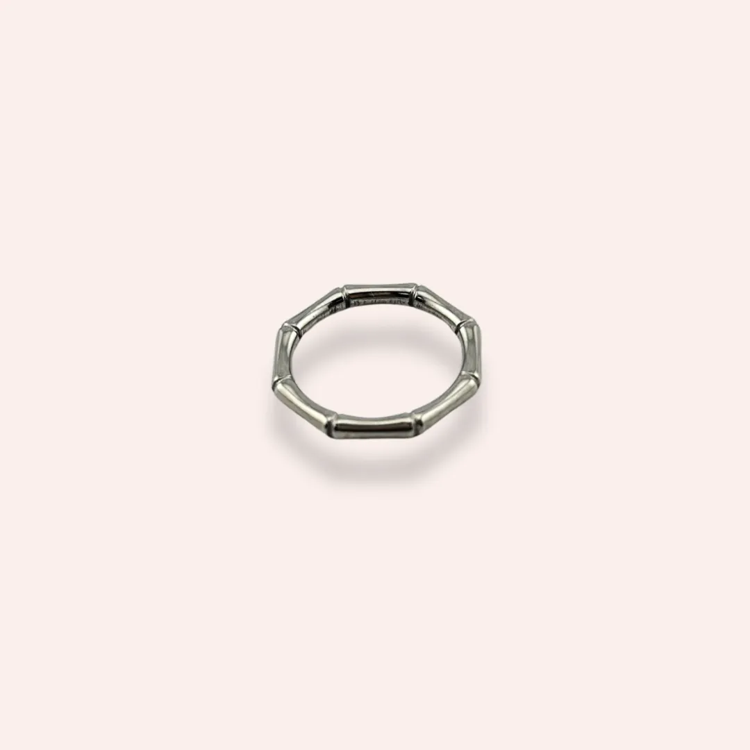 Silver Bamboo Ring