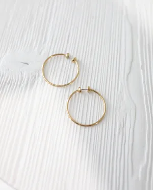 Simple Gold Hoops