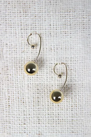 Simple Sphere Dangle Earrings