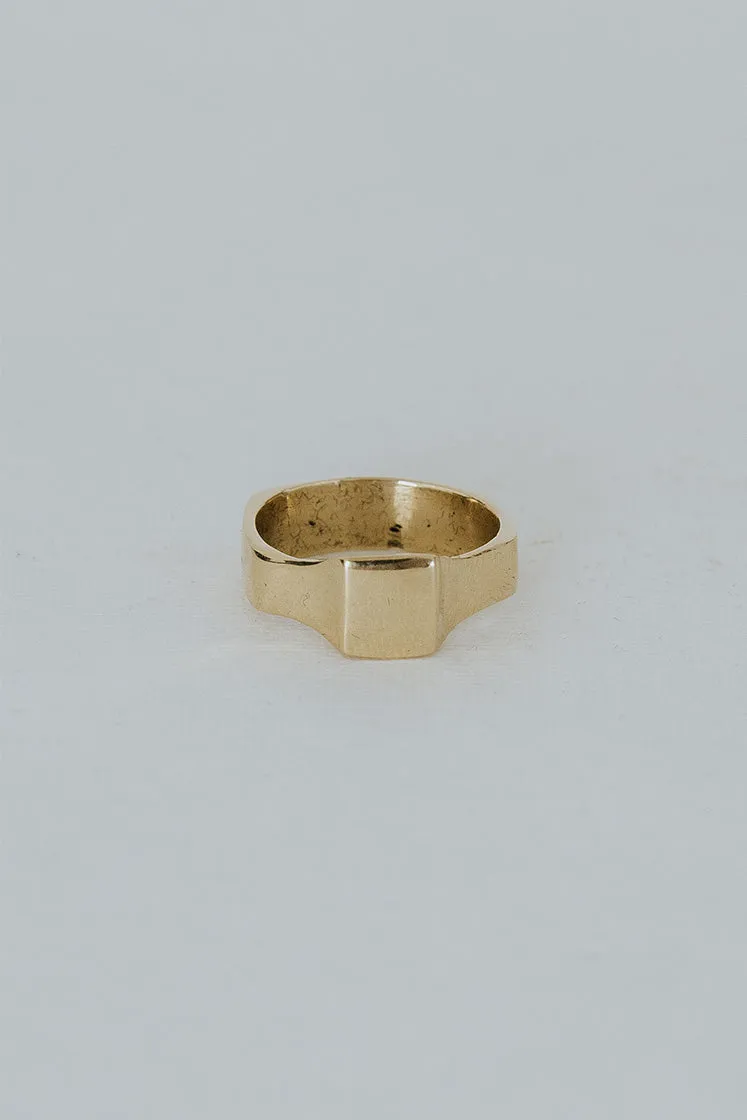 Square Signet Rings