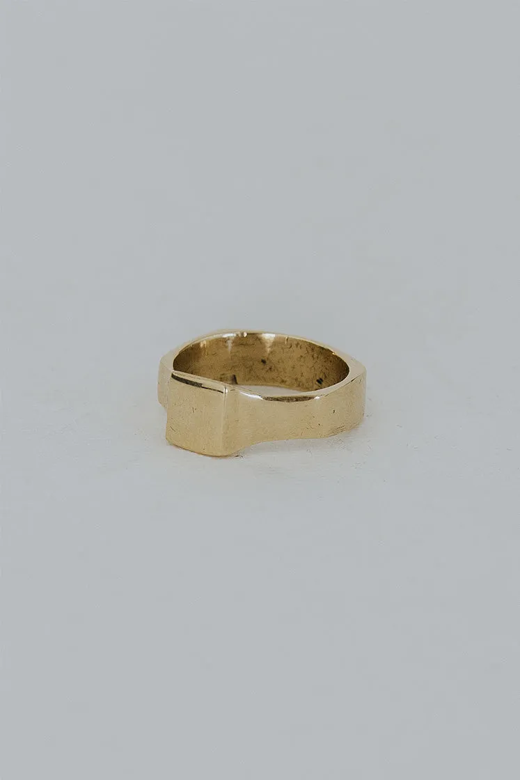 Square Signet Rings