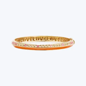 Sweet, Happy Life Pink Tourmaline Bangle