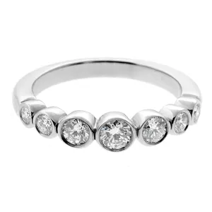 Tiffany & Co Jazz Platinum Diamond Ring Sz 4 1/4