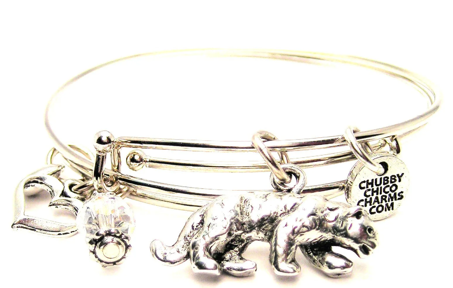 Tiger Expandable Bangle Bracelet Set