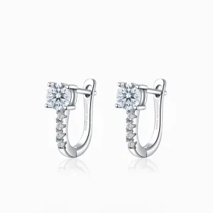 Timeless Diamond Hoop Earrings