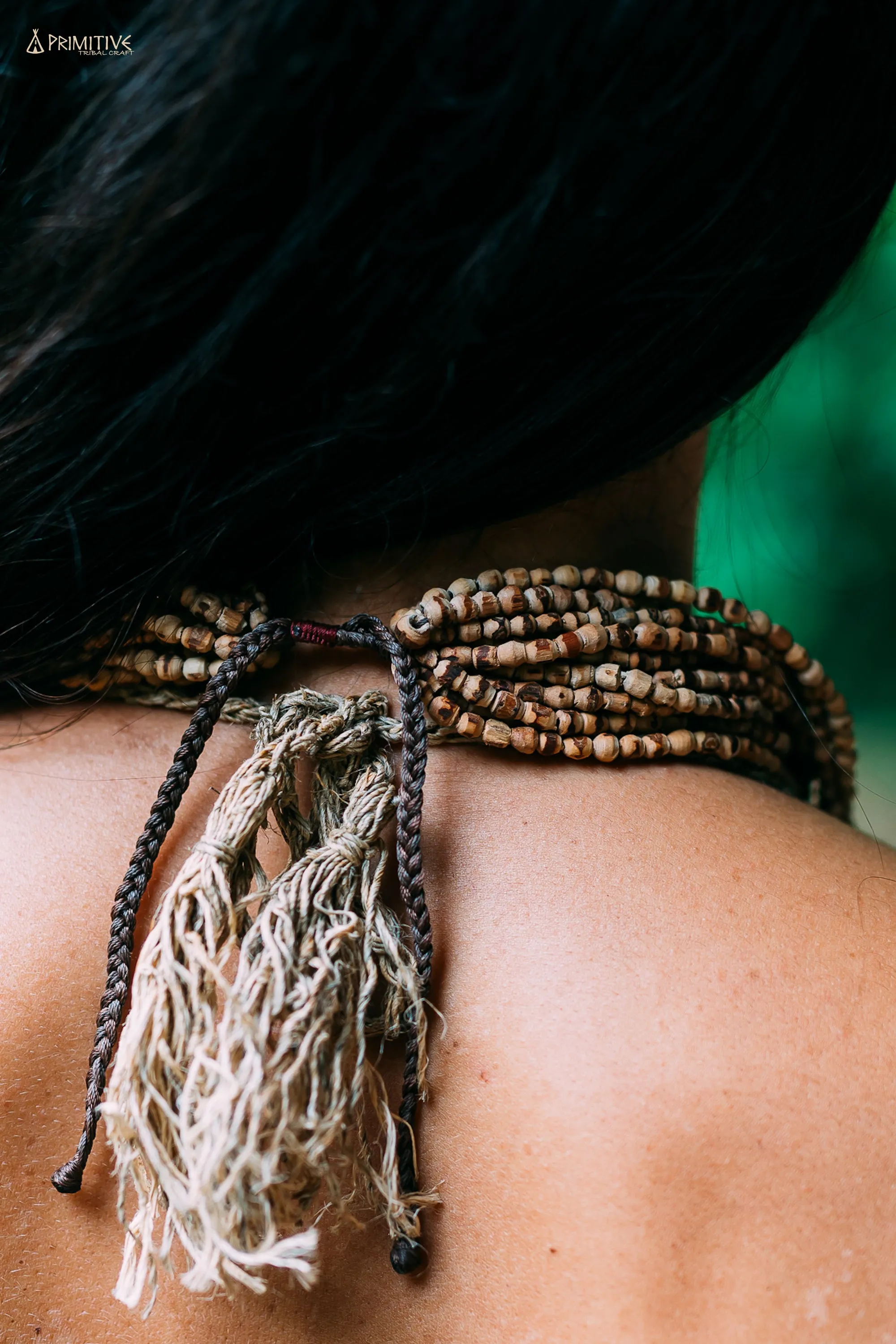 Tiny Tulsi Beads SET ⫸ Necklace   Belt   2 Bracelets