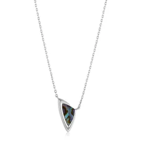 Tough Love - Silver Arrow Abalone Pendant