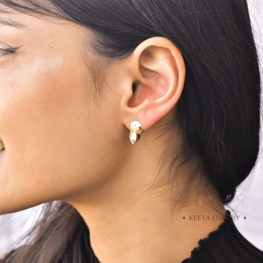 Tribal - Moonstone Studs