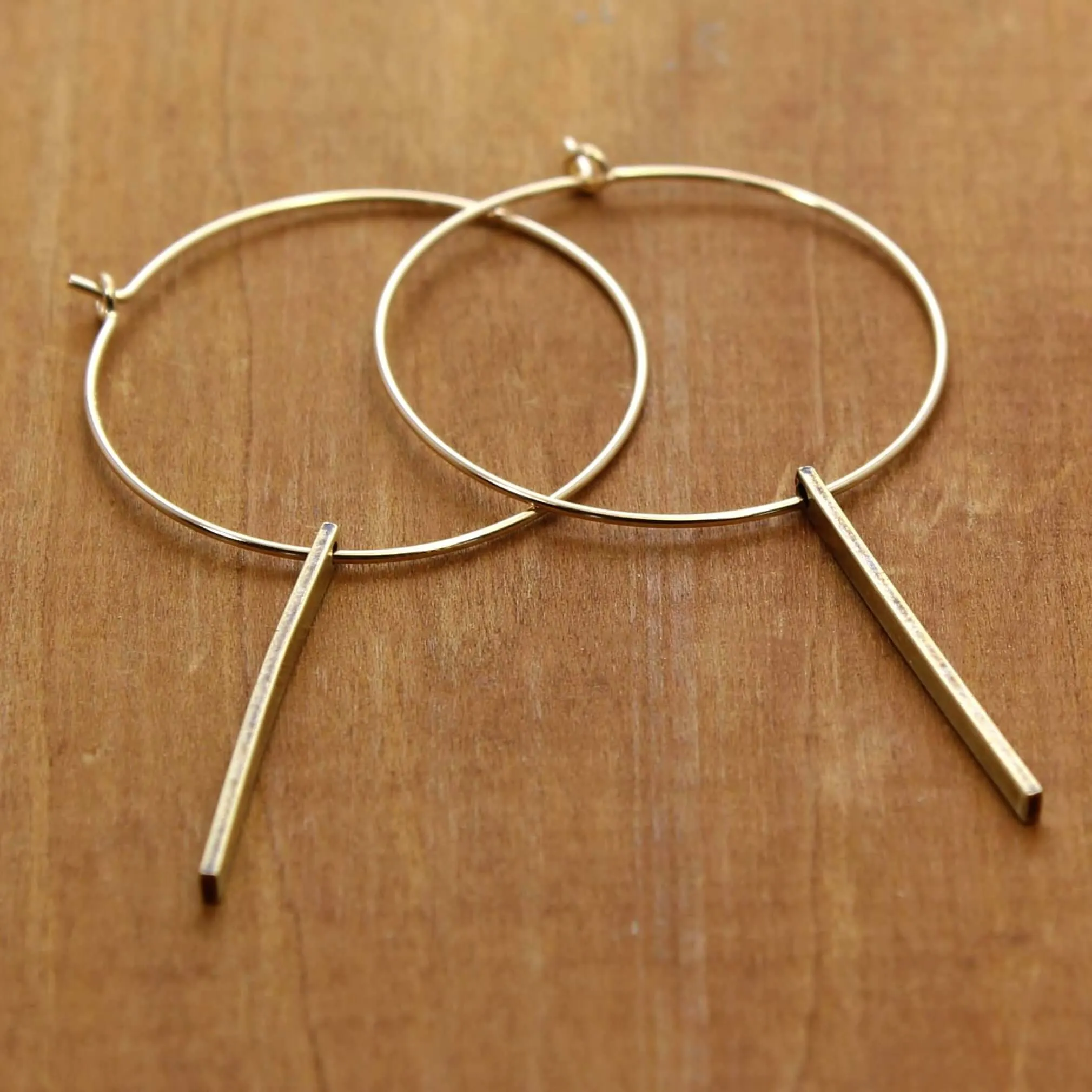 Twigs Hoop Earrings