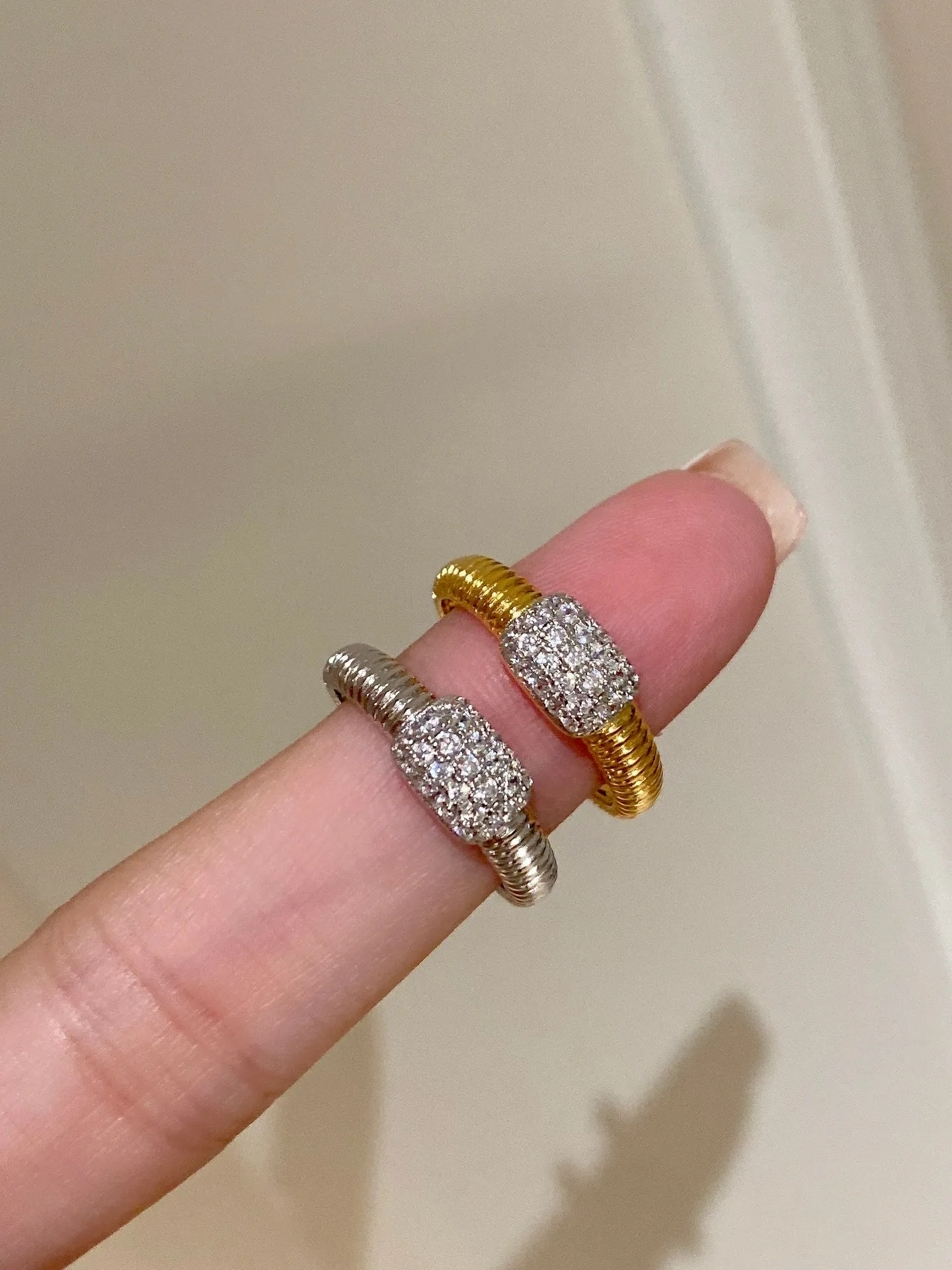 Vintage Style Baguette Ring