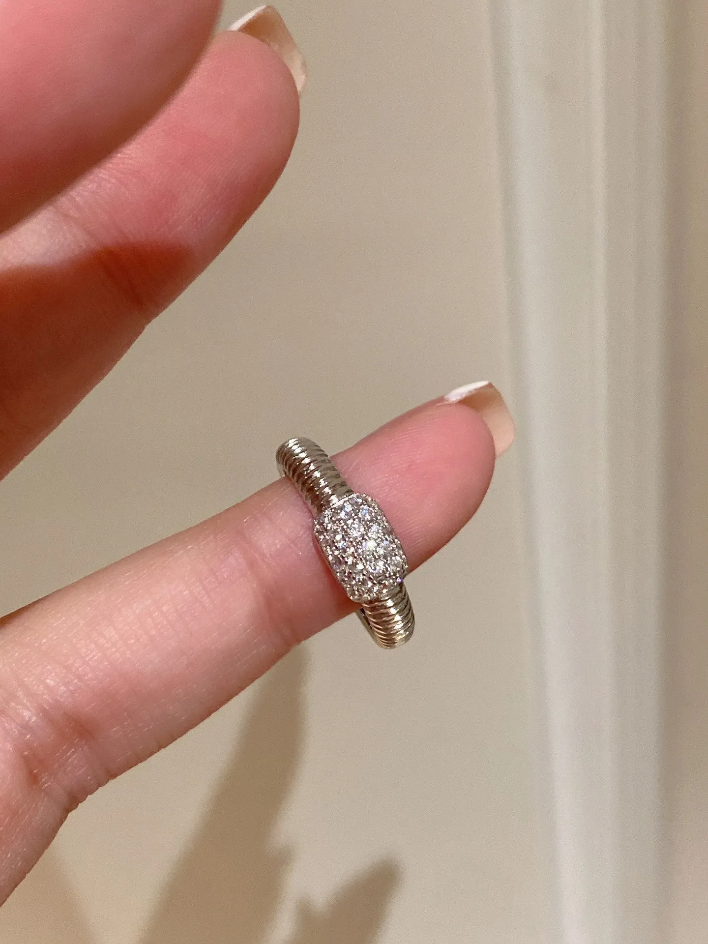 Vintage Style Baguette Ring