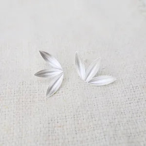 Wheat Pod Cluster Post Earrings